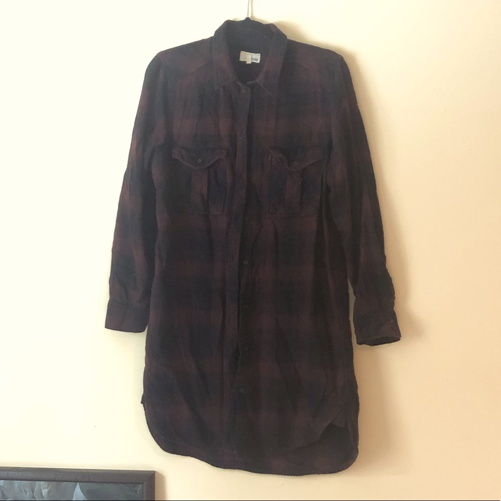 Wilfred Free | US M Plaid Button-Up Tunic